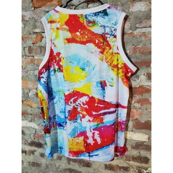 Born Fly Jersey 2002 Mens 2x Multicolor - Picture 2 of 5